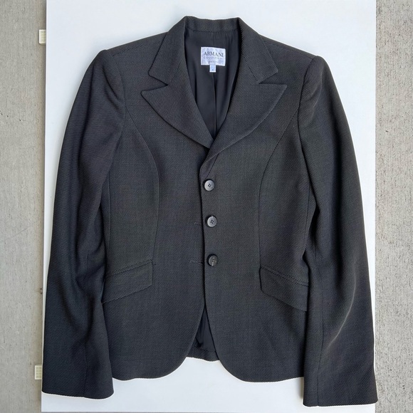 Armani Collezioni Vintage Y2K Fitted Blazer - Office Siren Corpcore Boardroom - Picture 6 of 15